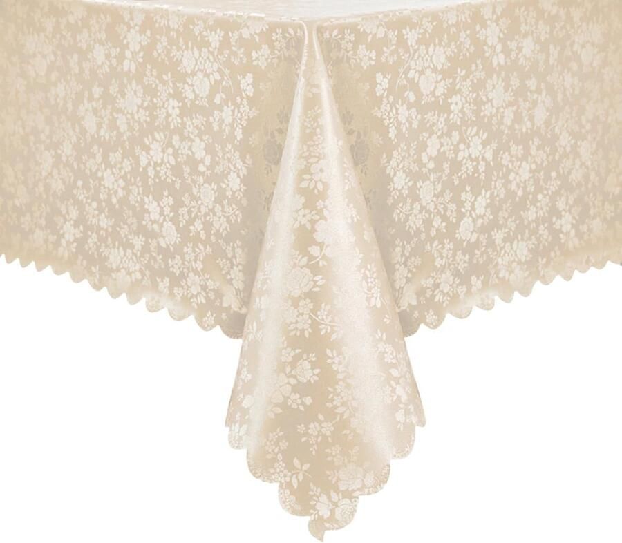 Elegant tafelkleed waterdicht en onderhoudsvriendelijk 1 stuk polyurethaan 80 x 80 cm