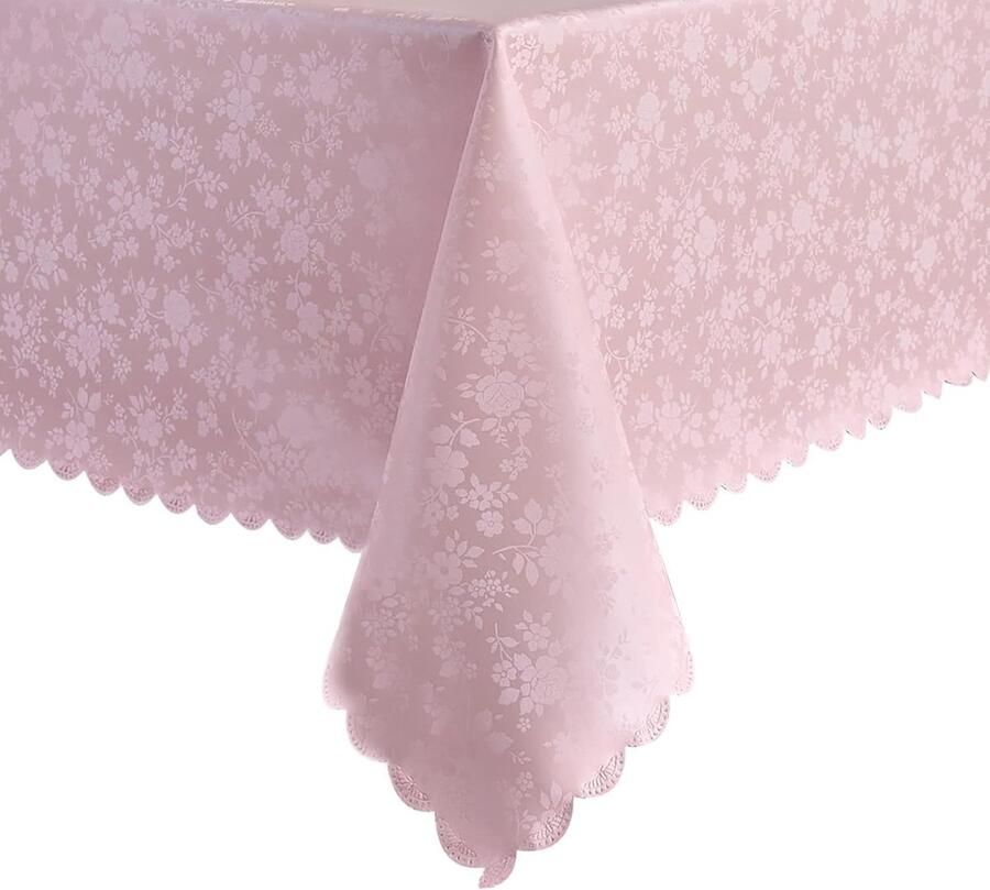 Elegant tafelkleed waterdicht en vuilafstotend 1 stuk 80x80 cm polyurethaan