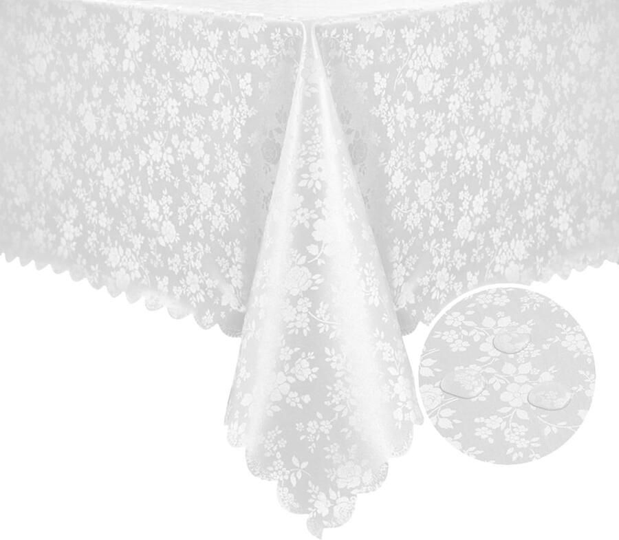 Elegant tafelkleed waterdicht en vuilafstotend 1 stuk polyurethaan 240 x 140 cm