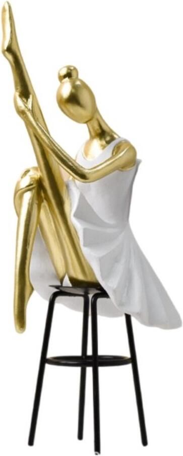 Elegante balletmeisjessculptuur danseres kunstmeisjessculptuur bureau-ornamenten voor de woonkamer wijnkast kantoor tv-kast