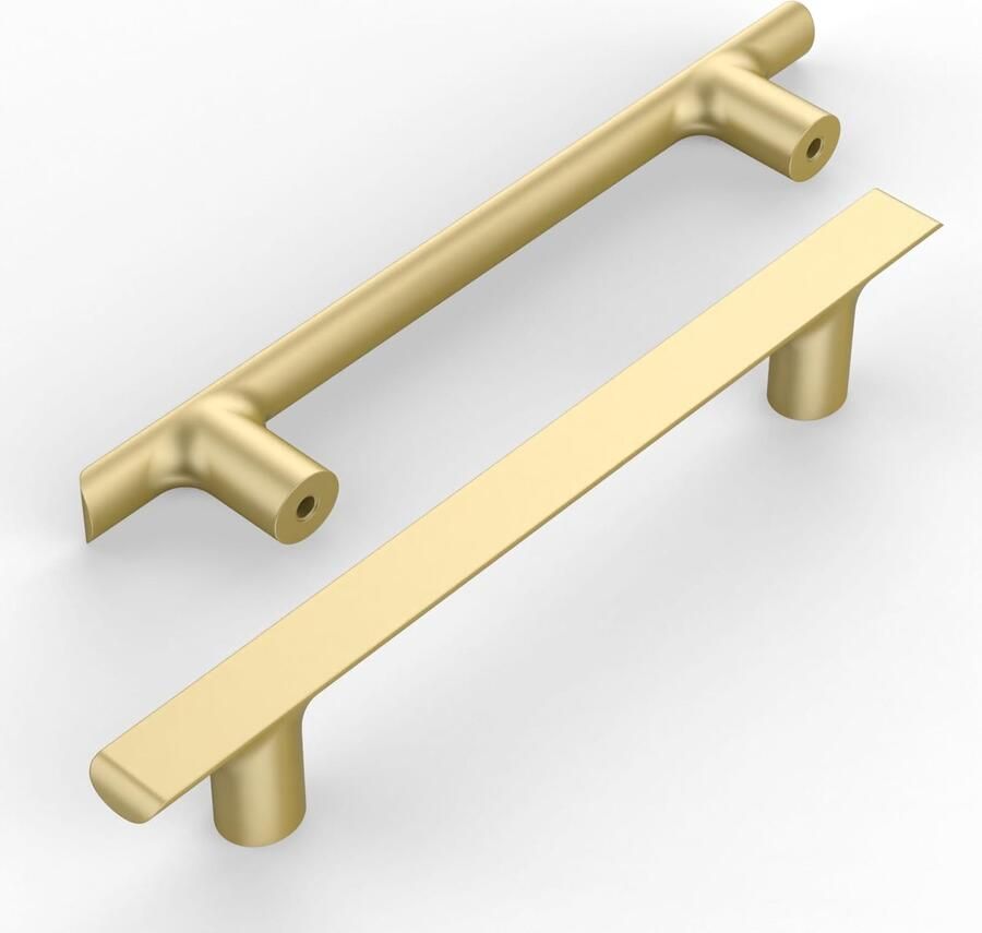 Kilkuran Elegante Gouden Handgrepen Set voor Keukenkasten en Meubels 10 Stuks 128 mm