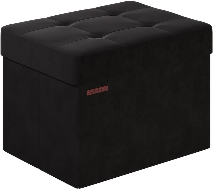 Elegante Opbergpoef Comfortabel en Duurzaam 1 stuk Fluweel