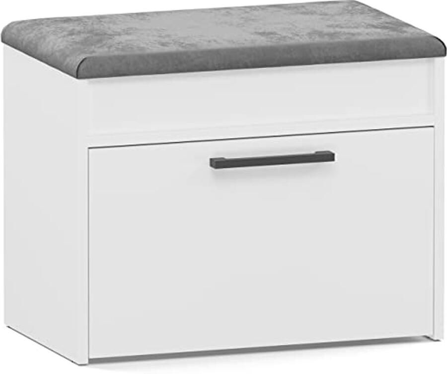 Elegante schoenenkast met zitting en opbergruimte voor hal Modern en functioneel