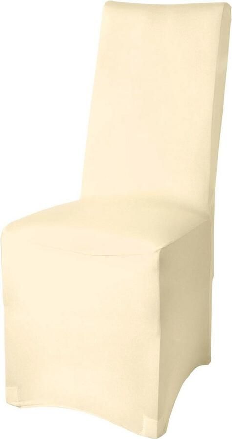 Elegante Stretch Stoelhoes 45x90 cm Bi-Elastisch en Ondersteunend Öko-Tex Gecertificeerd Ecru