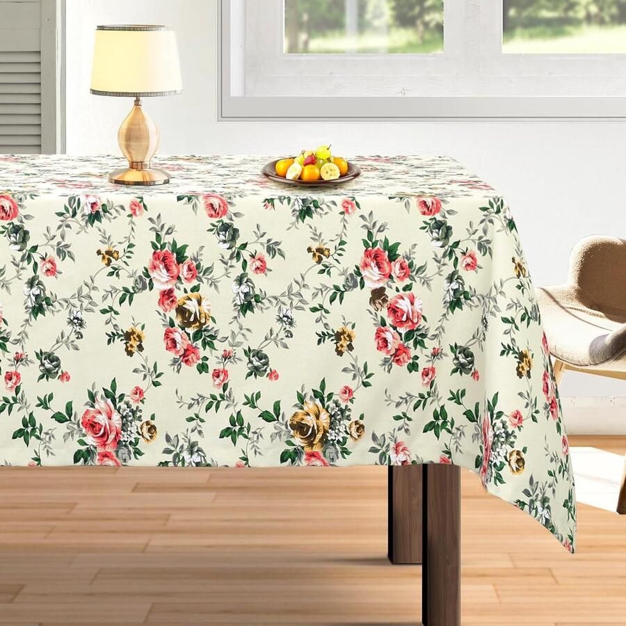 Elegante tafelkleed hoogwaardig katoen multifunctioneel 1 stuk