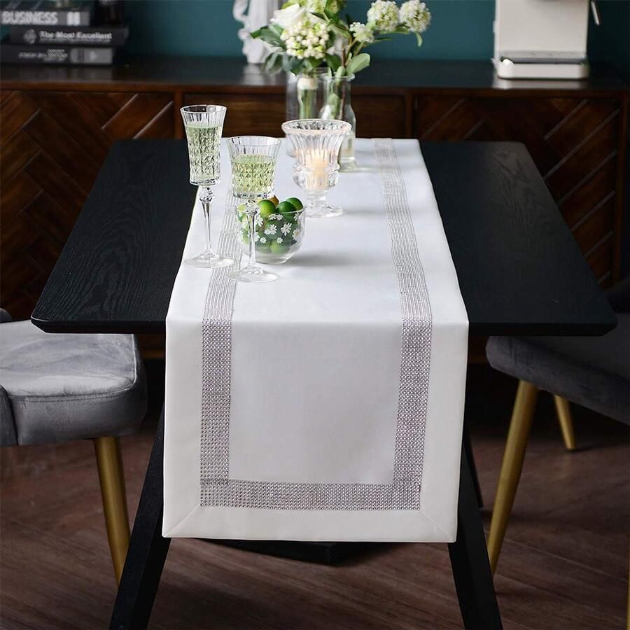 Elegante Tafelloper Decoratie voor Eettafel 1 stuk 100% Polyester