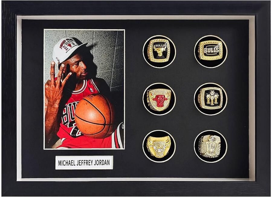 Elegante Vitrine voor Kampioenschapsringen Bescherming en Stijl 1 stuk Hout en Glas