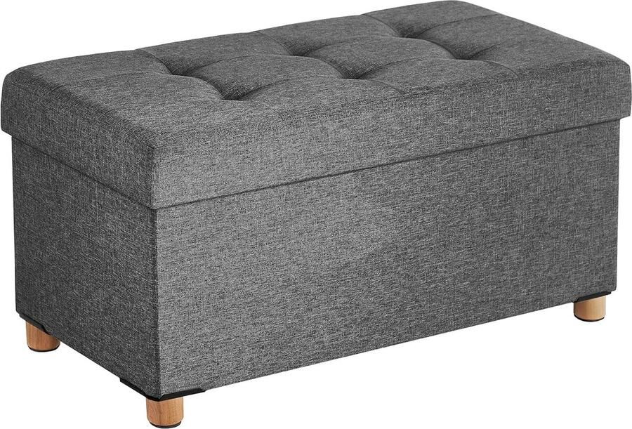 Elegante zitbank met opbergruimte Chesterfield stijl 1 stuk 65 liter