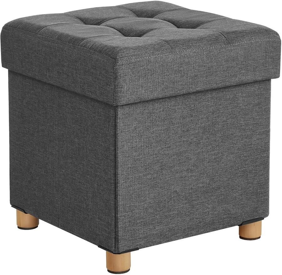 Elegante zitkist Chesterfield stijl 1 stuk hout