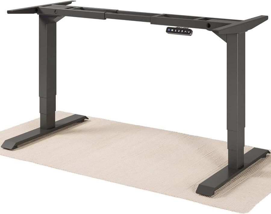 Elektrisch In Hoogte Verstelbaar Bureauframe Fluisterstil Hoog Draagvermogen en Touchscreen Bediening Ideaal voor Thuiswerken