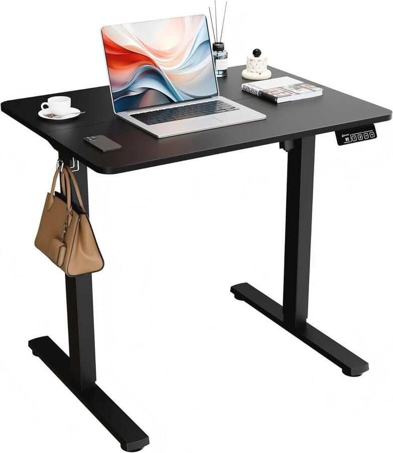 Elektrisch verstelbaar bureau 80x60 cm Ergonomische hoogte verstelbare tafel