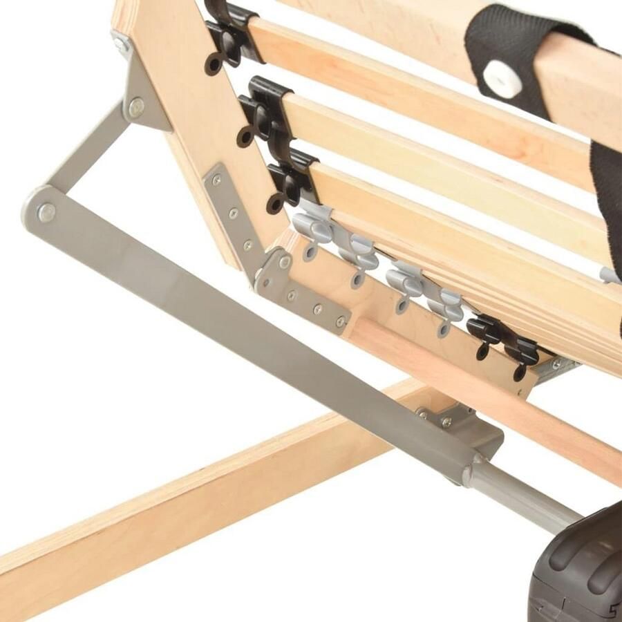 Elektrische lattenbodem 90x200 cm met 28 latten en 7 zones