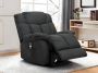 Elektrische relaxfauteuil van stof MELDOLA Antraciet L 96 cm x H 99 cm x D 95.5 cm - Thumbnail 1