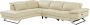 LINEA SOFA Elektrische relaxzitbank met hoek links van beige vaarsleer PUNO II L 299 cm x H 76 cm x D 239 cm - Thumbnail 1