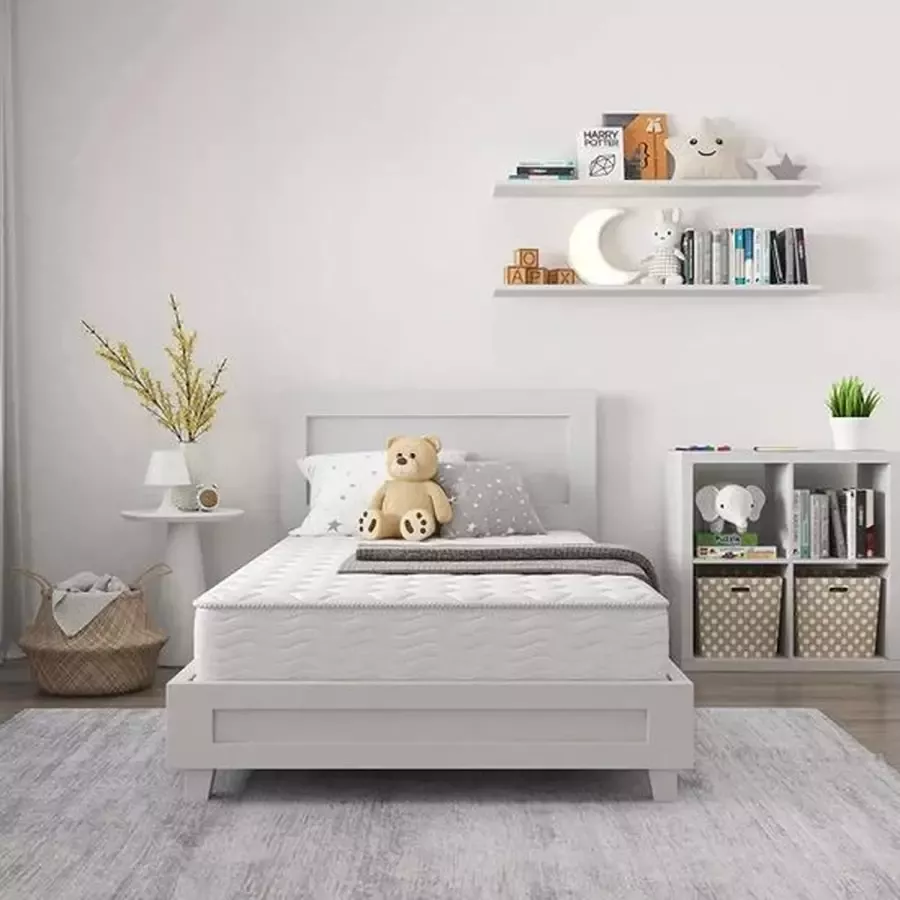Ella-Sleep Matras Eenpersoons 90x200 20cm dik Pocketveer matras Antiallergisch Koudschuim