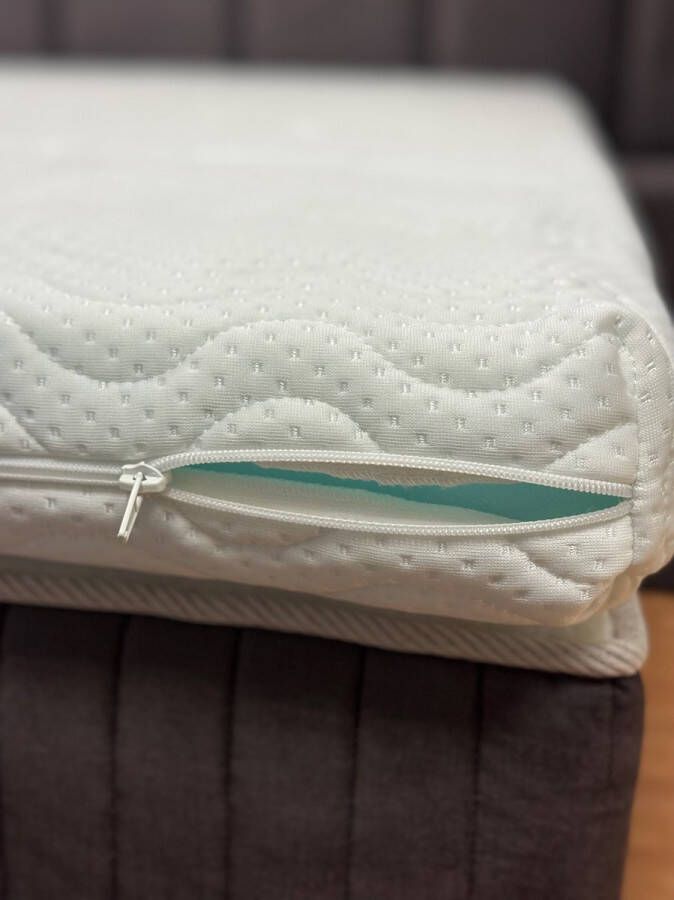 Ellington Gelfoam Cool Beddengoed – Bed Topdekmatras Topper 90x200 Extra Dik 8cm