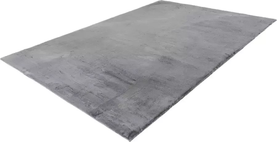 Lalee Emotion Vloerkleed Superzacht Karpet Tapijt effen Fluffy 160x230 -grijs