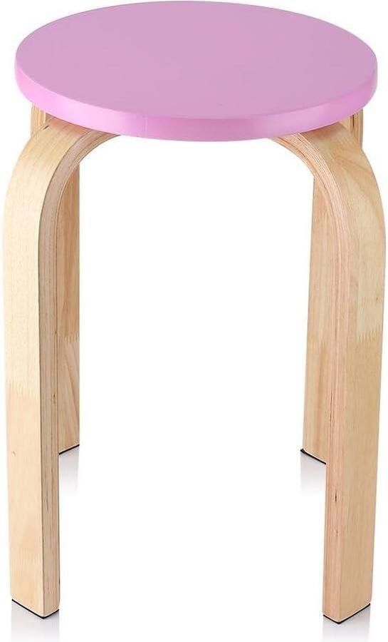 Multifunctionele massief cederen kinderkruk uniek stuk voor tuinplantenstandaard en bijzettafel 30x35x36cm Houten kruk - Foto 5