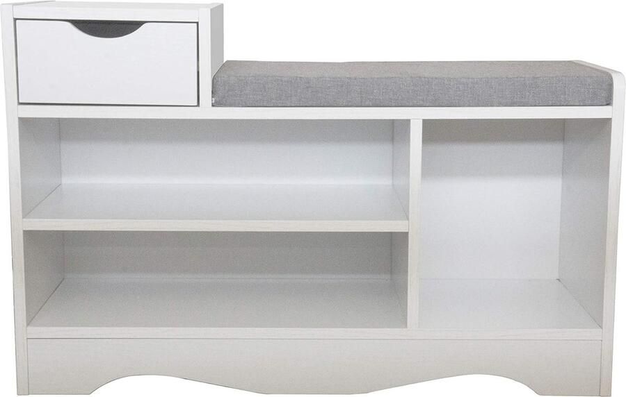 Opbergbank met deksel klapstoel op het hoofdeinde gewatteerd ruimtebesparend