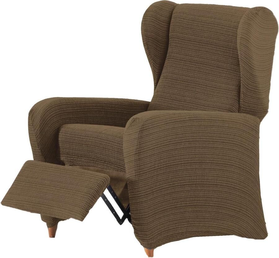 Stretch Sofa Cover Sets Anti-Slip Sofa Slipcover met Elastische Band Beige Jacquard Stof Meubelbeschermer 1 zits (80-120cm) met aparte rugleuningen en zitkussens - Foto 3