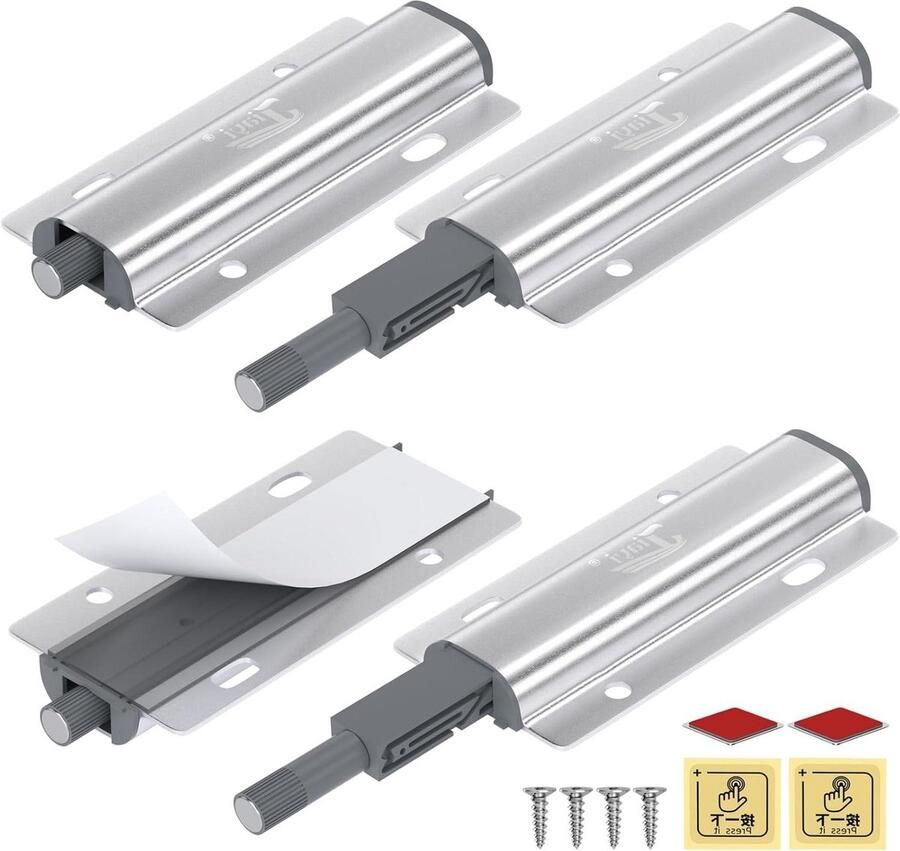 Drukvergrendeling Kastmagneet Magnetische Kastdeur Sluiten 4 Stuks
