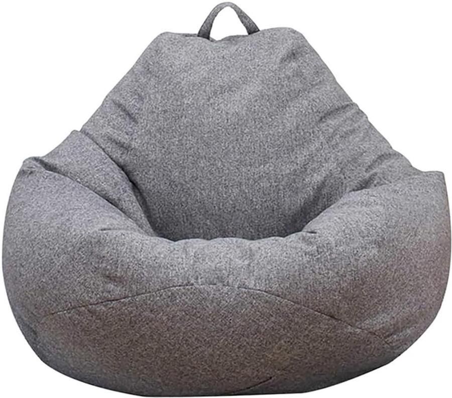 Enorme Peervormige Zitzak voor Volwassenen en Kinderen XXL (120 x 100 cm) Geschikt voor Binnen en Buiten