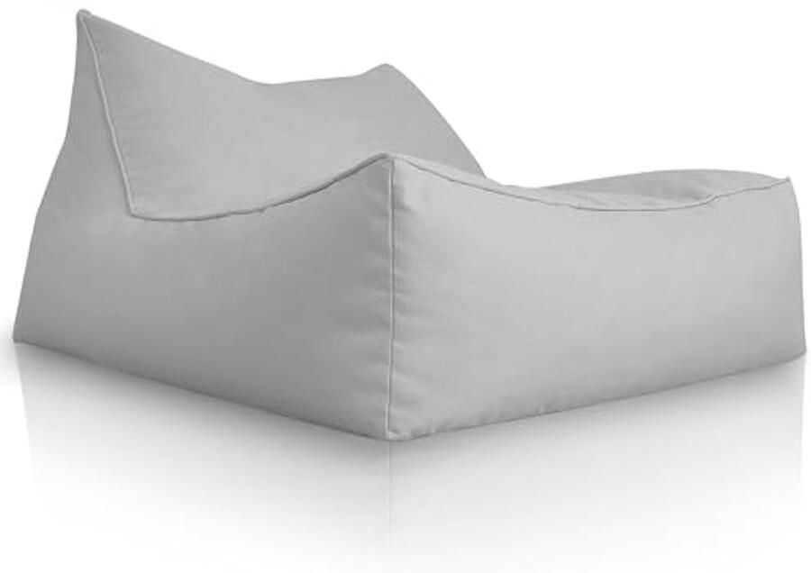 Enorme zitzak XXL voor binnen en buiten geschikt voor 2 personen grijs