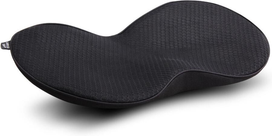 Ergonomisch Autokussen van Traagschuim Zitverhoger & Rugsteun Voor Auto Bureau Rolstoel Wasbare Hoes Anti-slip Zwart