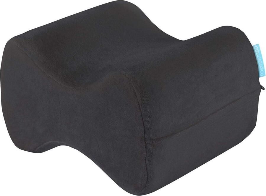 Ergonomisch beenkussen voor zijslapers met traagschuim zwart Kniekussen voor in bed