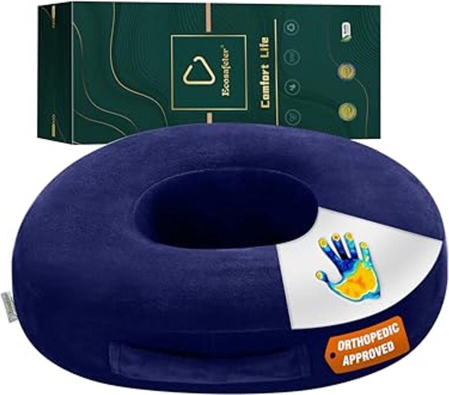 Ergonomisch Donut Zitkussen voor Bureaustoel Aambeikussen voor Comfortabele Ondersteuning