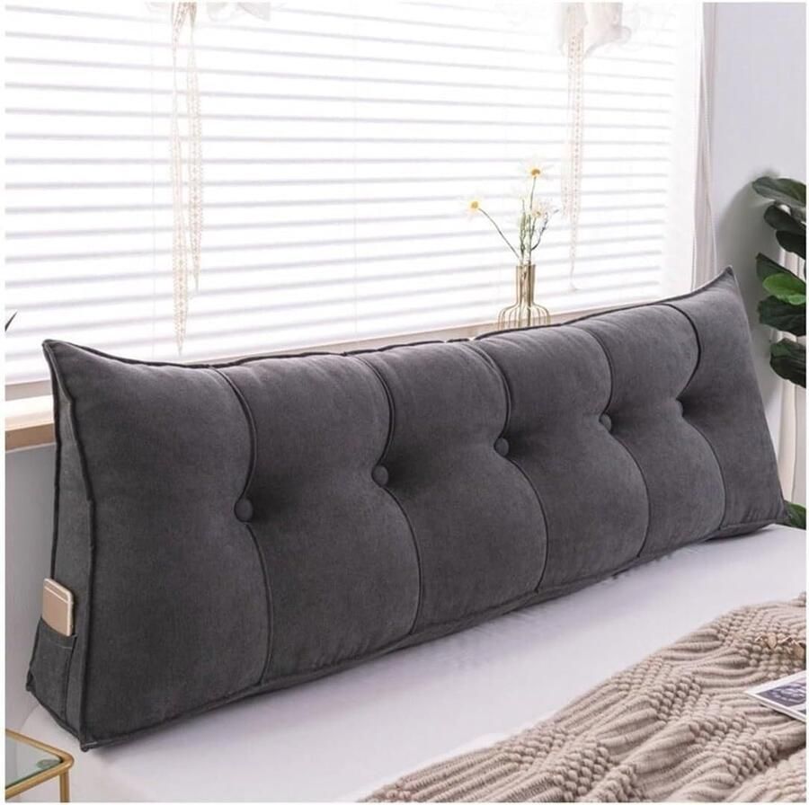 Ergonomisch Driehoekig Wigkussen voor Lezen en Ontspannen op Bed Ultralicht en Comfortabel