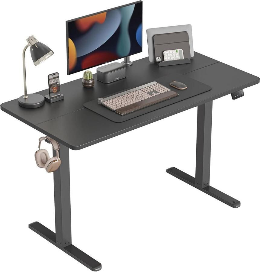 Ergonomisch Elektrisch In Hoogte Verstelbaar Bureau 100 x 60 cm Ideaal Voor Thuiswerk