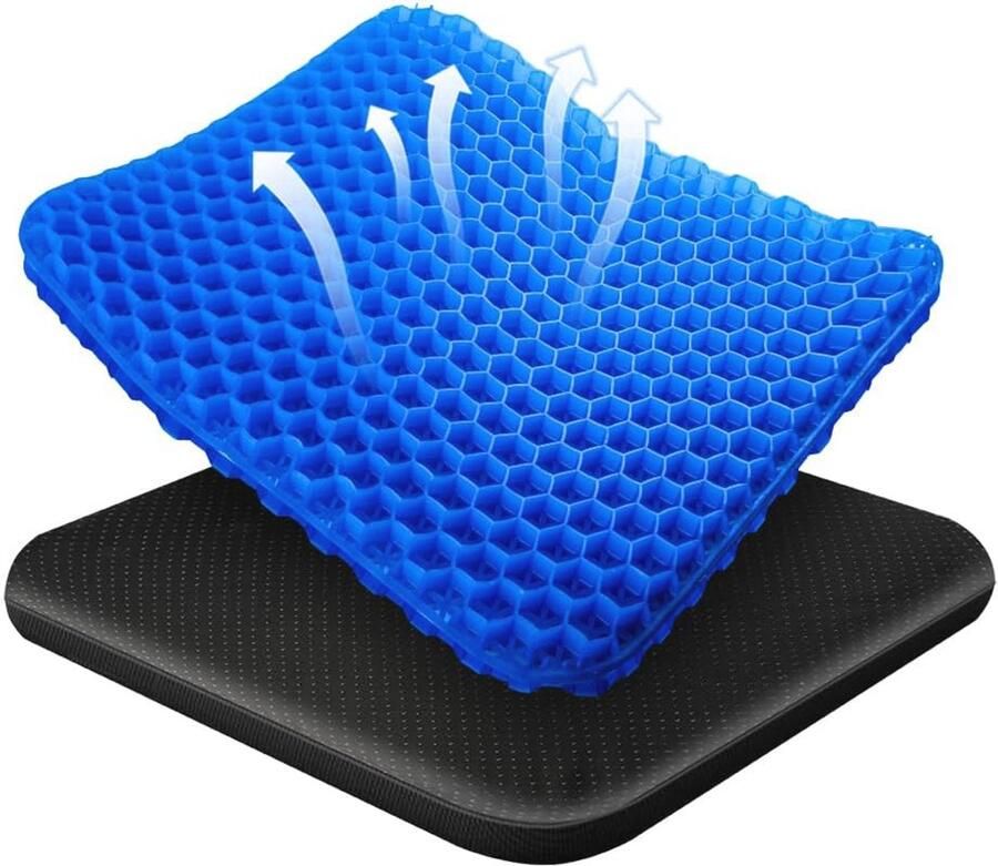 Ergonomisch Gel Zitkussen met Honingraatontwerp Comfortabel en Ademend