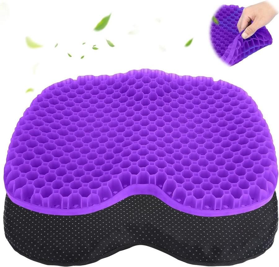 Ergonomisch Gel Zitkussen voor Bureaustoel Rolstoel en Auto