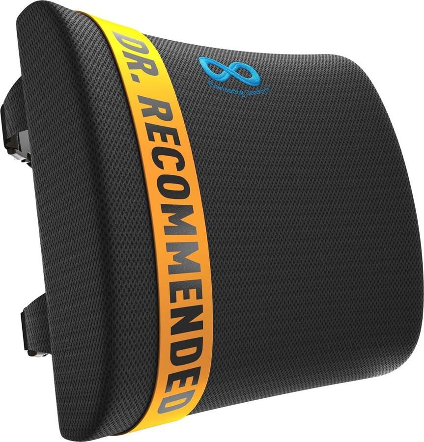 Ergonomisch Lendensteunkussen van Traagschuim Verstelbare Steun voor Bureaustoel en Auto