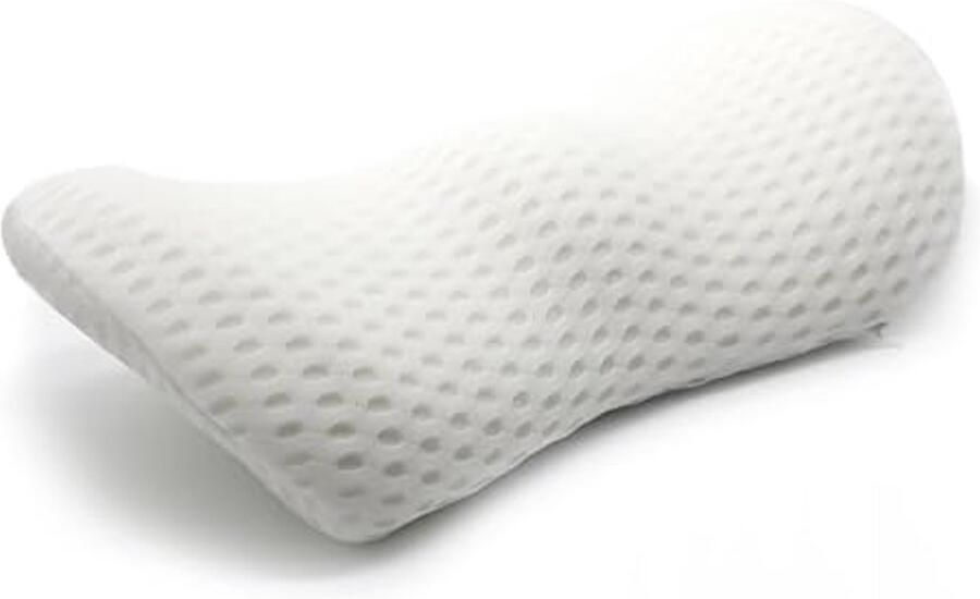 Ergonomisch Lendenwervelkussen voor Drukontlasting Traagschuim Rugkussen voor Auto Bureaustoel en Bed