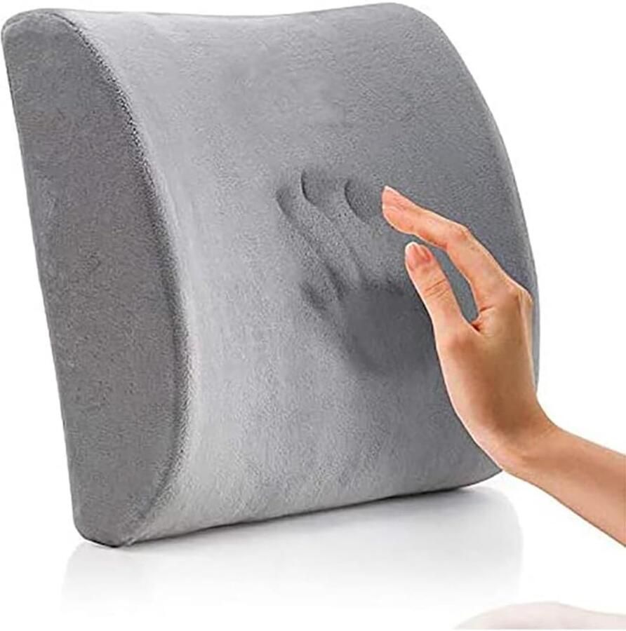 Ergonomisch rugkussen met traagschuim verstelbare riem en ademend ontwerp voor bureaustoelen verlichting van rugpijn