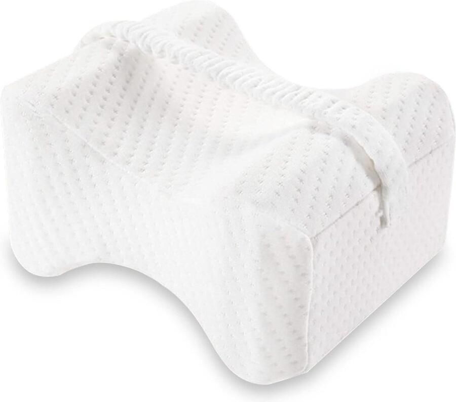 Ergonomisch traagschuim kniekussen voor zijslapers ondersteuning van benen knieën taille heupen en rug Kniekussen voor in bed