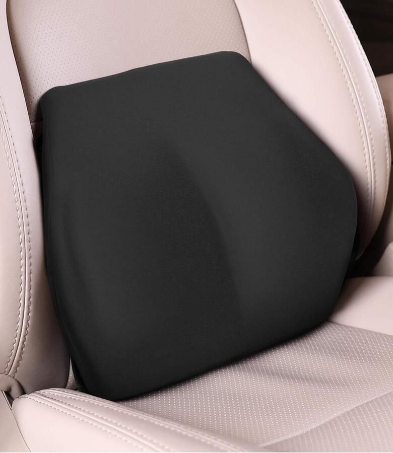 Ergonomisch traagschuim lendenkussen voor auto bureaustoel en rolstoel rugsteun ter verlichting van lage rugpijn Rugkussen Auto