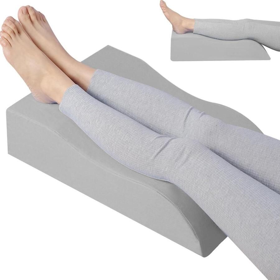 Ergonomisch traagschuim wigkussen en beenkussen verlicht rug heup- en beenpijn bevordert bloedcirculatie Kniekussen voor in bed