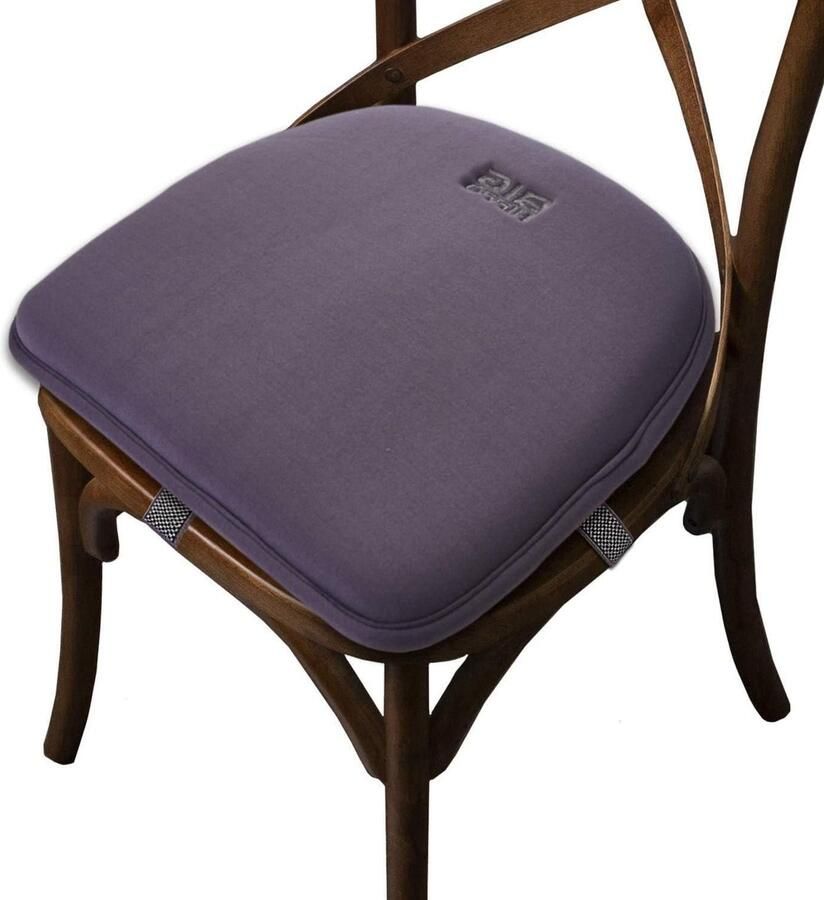 Senza Marchio Ergonomisch traagschuim zitkussen met antislip banden voor bureaustoel rolstoel grijs