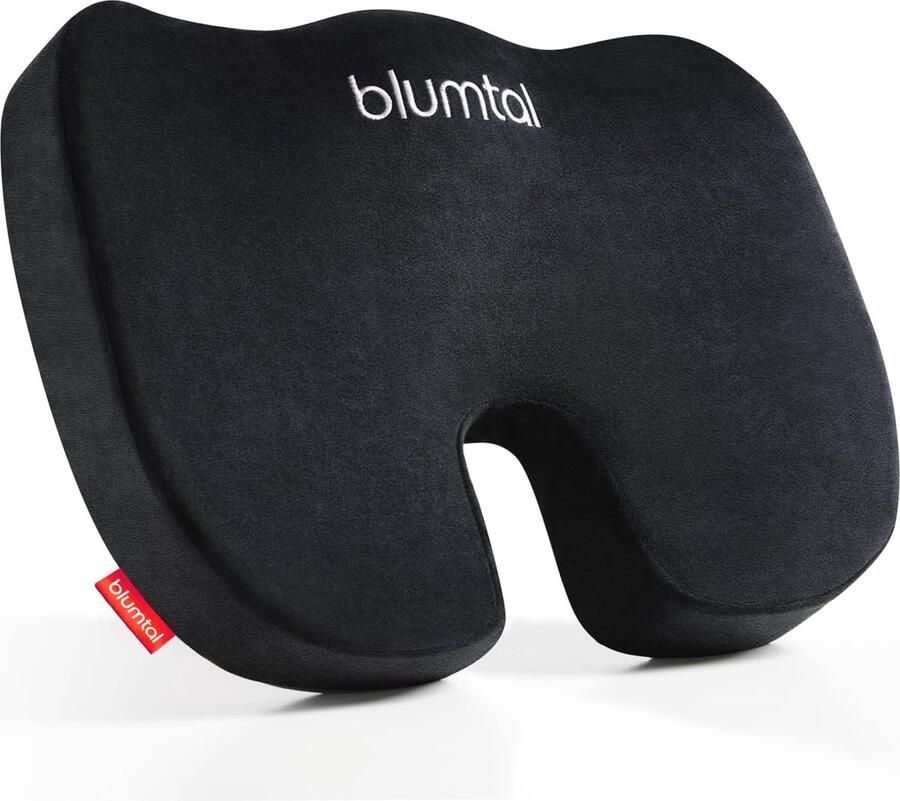 Ergonomisch Traagschuim Zitkussen voor Bureaustoel en Autostoel Medium Hardheid