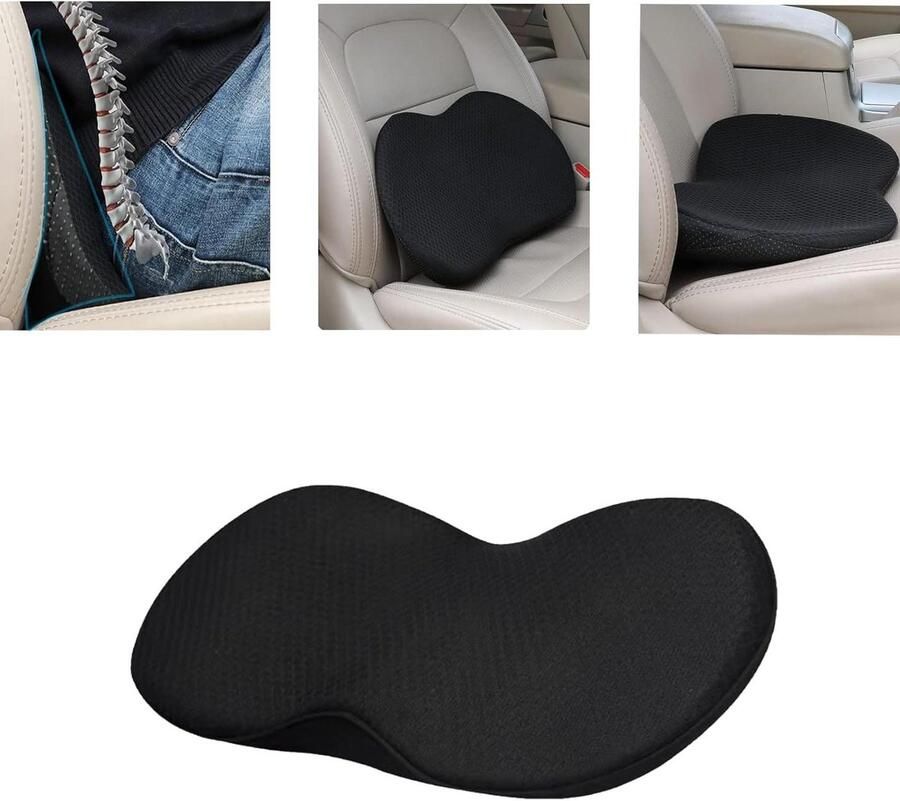 Ergonomisch Traagschuim Zitverhoging Wigkussen Pijnverlichting en Comfort voor Bureaustoelen en Auto's