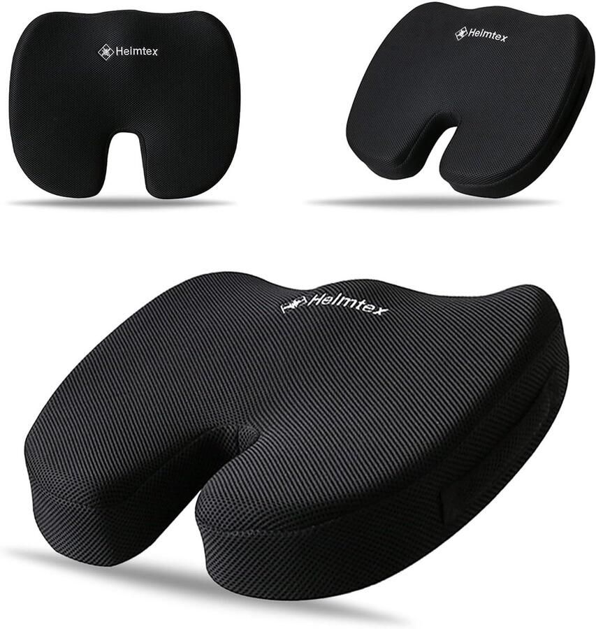 Ergonomisch U-vormig Traagschuim Zitkussen voor Bureaustoel