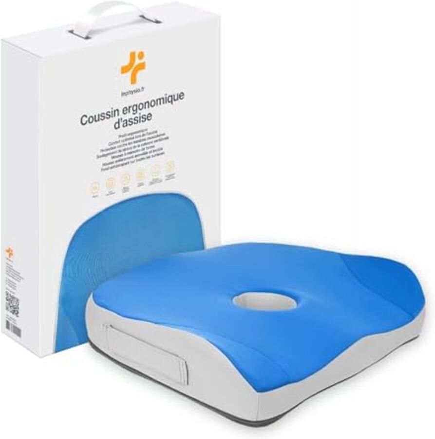 Ergonomisch Zitkussen Orthopedisch Memory Foam Kussen voor Stoel en Auto