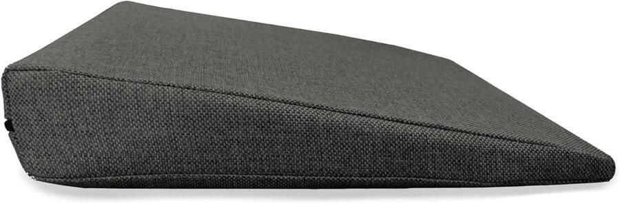 Ergonomisch wigkussen voor stoel Orthopedisch zitkussen met schuimvulling (Antraciet 38 x 38 x 8 2 cm)