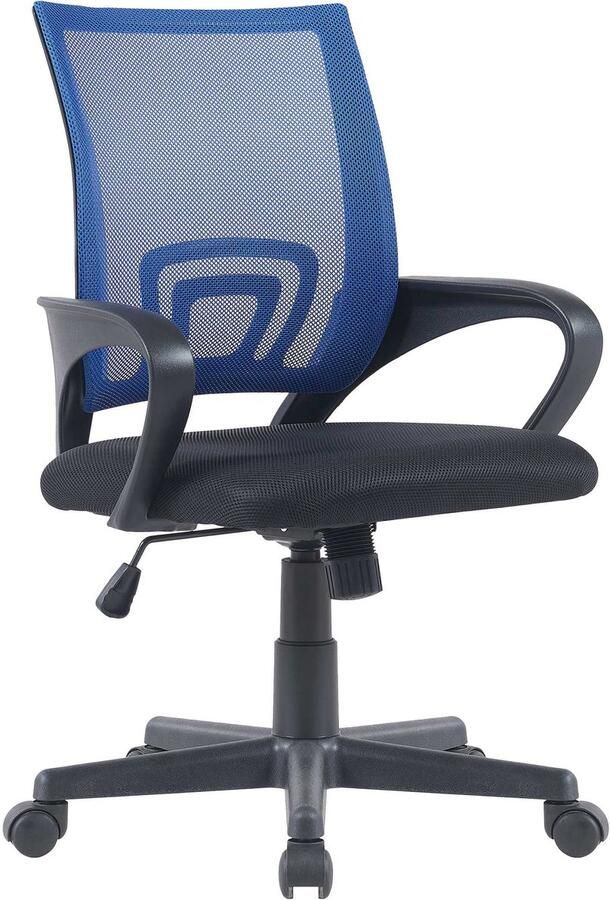 Ergonomische Bureaustoel Geniús Kantoorstoel Ademend Netstof Verstelbare Zithoogte