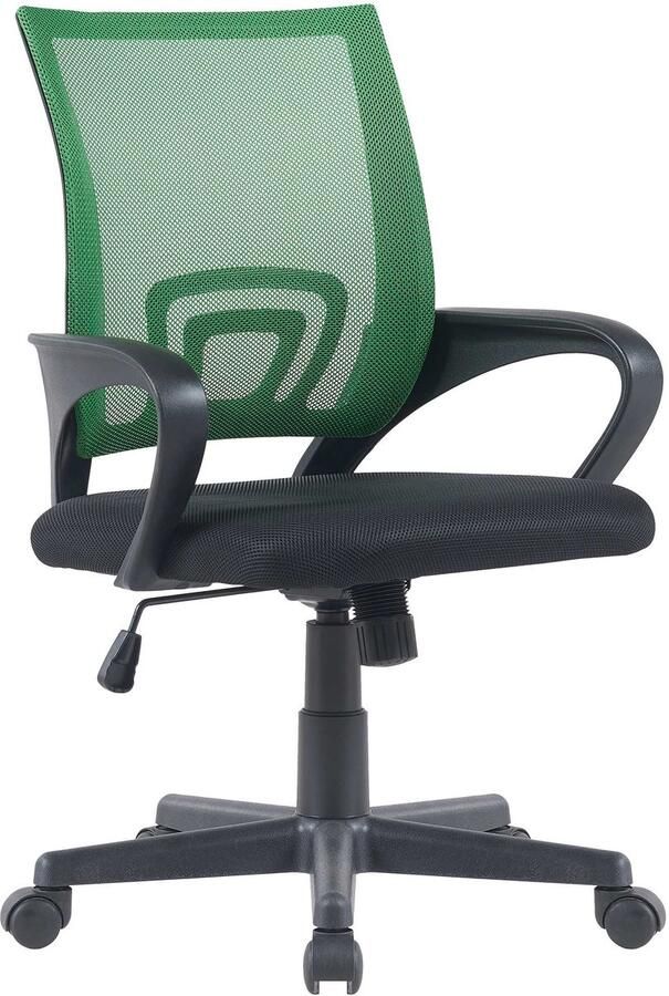 Ergonomische Bureaustoel Geniús Kantoorstoel Ademend Netstof Verstelbare Zithoogte