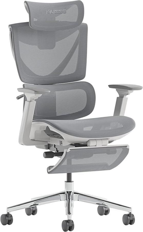 Ergonomische Bureaustoel met 4D Verstelbare Armleuningen en Lendensteun Mesh Bureaustoel voor Optimaal Comfort