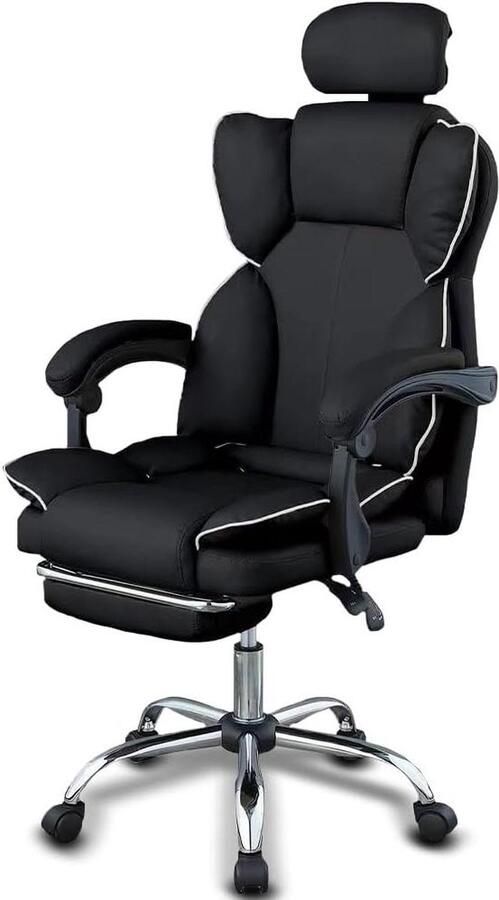 Ergonomische bureaustoel verstelbare rugleuning hoge dichtheid gamingstoel met draaibare wielen